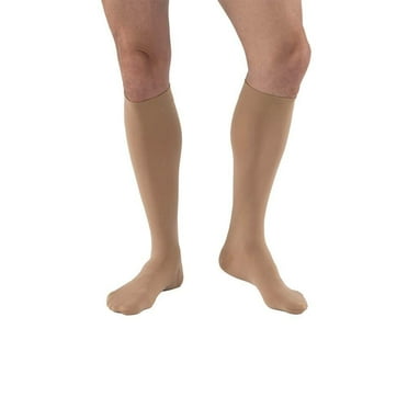 JOBST Relief 15-20 mmHg Compression Stockings, Knee High, Closed Toe, Beige, Small