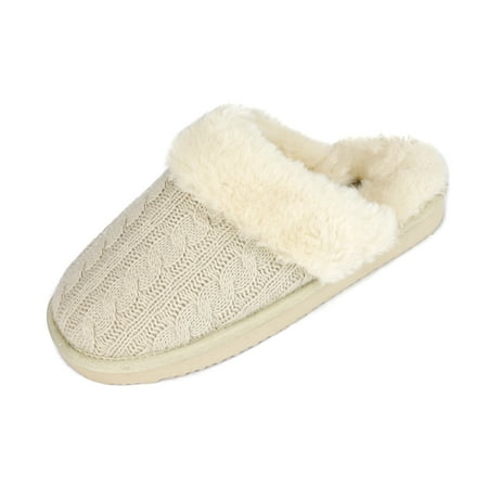 

Dream Pairs Womens House Indoor Slippers Comfortable Suede Faux Fur Slippers Sheepskin Fur Slippers COZY_06