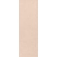 thumbnail image 1 of Home Queen Solid Beige Color Custom Size Runner Area Rugs Off White - 3' x 16', 1 of 2