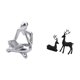 thumbnail image 5 of Figura de lector abstracta, estatua de ciervo de resina, adorno de reno, escultura de pensador, artesanías artísticas, adecuada para regalar, decoraci, 5 of 8