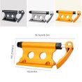thumbnail image 4 of Worallymy Bike Fork Mount Quick Release Clip fijo Bicicleta Front Fork Aleación de aluminio Mount Bike Accesorio Yellow Worallymy JD735803696, 4 of 7