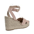 thumbnail image 3 of Via Spiga | Sesilia Strappy Espadrille Wedge Sandals | Pink | Size 9, 3 of 8