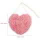 thumbnail image 4 of EeaseMX bolso bandolera con cadena de felpa con forma de corazón de melocotón, elegante bolso de hombro para mujer, bolso de hombro portátil para mujer, de goma roja., 4 of 7