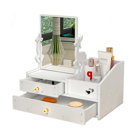 Organizador De Maquillaje Con Espejo Diseño Renos Armable