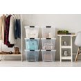 thumbnail image 4 of IRIS USA 54 Qt Clear Plastic Storage Box with Latches, 6 Pack, 4 of 9
