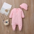 thumbnail image 4 of Hessimy Unisex Baby Short Sleeve Bodysuits Made With Cotton,Comfortable(Pink, 4 of 4