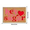 thumbnail image 2 of Tdxkok Welcome Mat for Front Door with Non-Slip Backing - Absorbent Durable Coir Doormat - Perfect for Outside Entrance and Entryway Matt - Outdoor/Indoor Valentine's Day, 2 of 4
