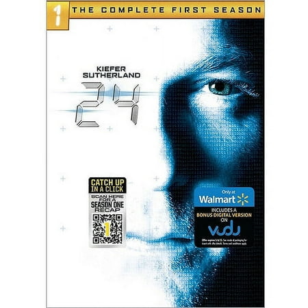 24: Season One (DVD + VUDU Digital Copy) (Walmart Exclusive)