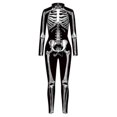 thumbnail image 4 of Navidad mujer 3d esqueleto disfraces de Halloween Cosplay mono mono, 4 of 5