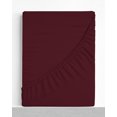 thumbnail image 2 of Split King Size Sheet Set, Hotel Luxury Bed Sheets, Extra Soft, Deep Pockets, Bamboo Derived Rayon, Breathable and Cooling Sheets, Wrinkle Free-Burgundy, 2 of 5
