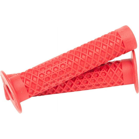 ODI Cult x Vans Handlebar Grips Red Flange Waffle Pattern No Lock 150mm