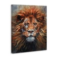 thumbnail image 3 of Stupell Industries Face Of A Lion Canvas Wall Art design by David Stribbling, 20 x 16, 3 of 7