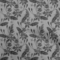thumbnail image 1 of oneOone Silk Tabby Gray Fabric Tropical Diy Clothing Quilting Fabric Print Fabric By Yard 42 Inch Wide, 1 of 5