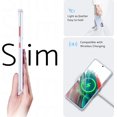 thumbnail image 5 of Zero Serie for Samsung Galaxy S21 Ultra Case 5G, [Wireless Charging Support] [Translucent Matte Thin Phone Case] Shockproof Slim Cover 6.8'', White, 5 of 14