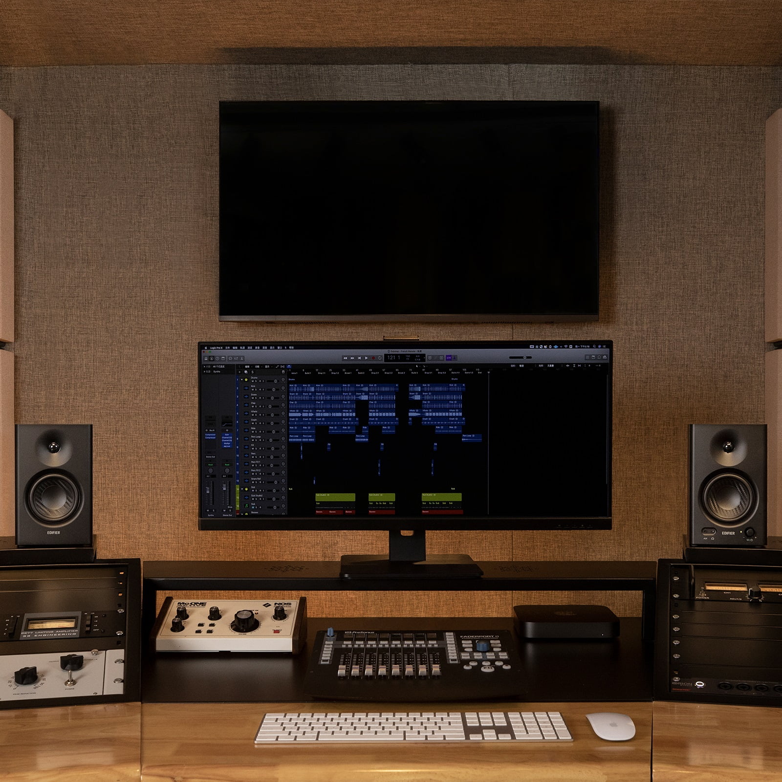 Restored Edifier MR4 Powered Studio Monitor Speakers - Pair - Black (Refurbished)