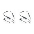 thumbnail image 2 of Seitruly Auriculares para el cuello Auriculares recargables compatibles con Bluetooth Estéreo Viaje Manos libres Llamadas Correr Fitness Deportes Negro 2piezas, 2 of 6