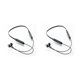 thumbnail image 3 of Moyic Auriculares para el cuello Control de botón compatible con Bluetooth Carga del teléfono móvil Auricular Manos libres con micrófono Negro 2Conjunto, 3 of 6