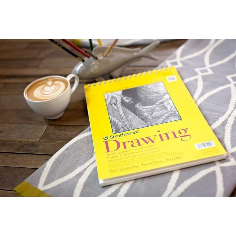 Strathmore® 300 Series Drawing Paper Pad, 50 Sheets - Sketchbook for  Artists & Students