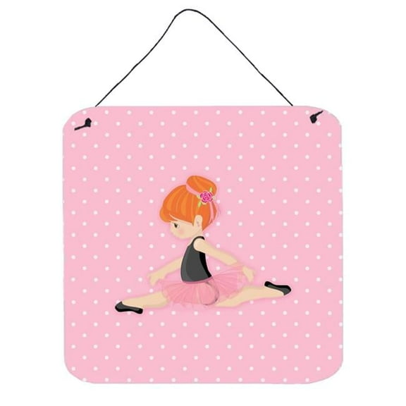 Ballerina Red Head Jete Wall or Door Hanging Prints