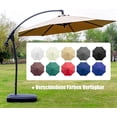thumbnail image 5 of 10ft Patio Umbrella Replacement Canopy 8 Ribs, Waterproof & Fade Resistant Market Umbrella Cover, Thickened Polyester Fabric for Backyard, Garden and Pool (Canopy Only) (Red), 5 of 6
