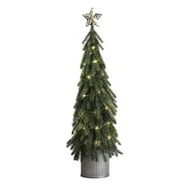 JVBTVB USB Powered LED Christmas Tree for Desktop - 20Inch Pre-Lit Artificial Holiday Decor with Warm Lights, Festive Tabletop Decoration for Home Office Party