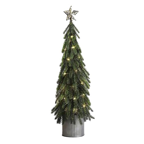 Yhmxh USB Interface LED Christmas Tre-e Desktop Decoration, Desktop Christmas Tre-e Festive Decoration With LED Lights, Artificial Christmas Tre-e Christmas Party Decorations Christmas Gifts