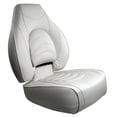 thumbnail image 1 of Fish Pro High Back Folding Seat - White, 1 of 1