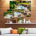 thumbnail image 3 of Ruisseau dans un Paysage Rocheux - Impression d'Art sur Toile Paysage, 3 of 4