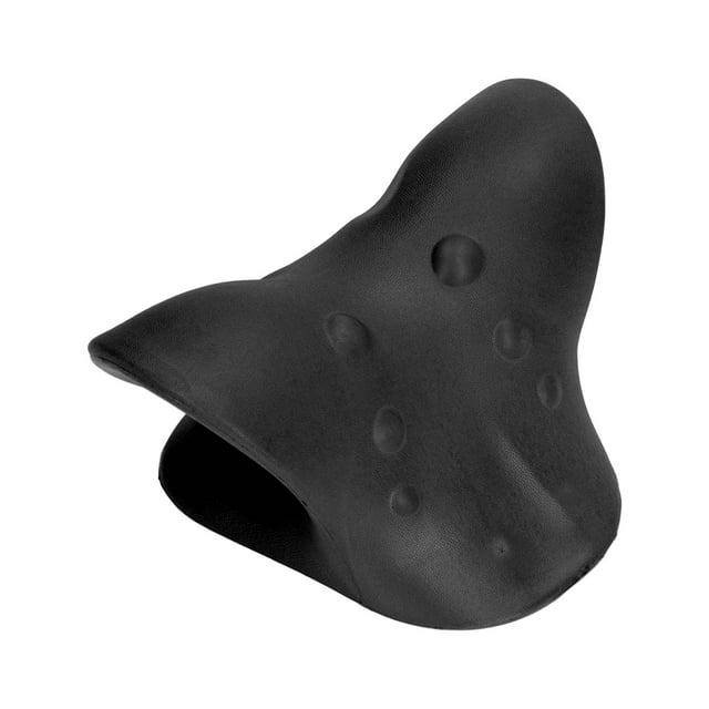Neck Shoulder Relaxer, Arch Shaped Cervical Traction Device Ergonomic for Home Use Black
