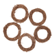thumbnail image 3 of 5 Pcs Rattan Garland Wall Hanging Decor Door DIY Wreath Dreamcatcher Unique Hoops for Ring Pendant Xmas Crafts Christmas, 3 of 4