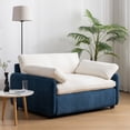 thumbnail image 4 of MAYEERTY 50x43" Oversized Chenille Single Sofa Chair - Wide Deep Seat Accent Armchair with Pillows for Living Room/Apartment/Bedroom, 7 Colors, 4 of 23