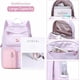 thumbnail image 3 of Mochila para niñas, niños, mochila escolar, mochila para niños, mochila informal para mujeres, adecuada para portátiles de 13,3 a 15 pulgadas (púrpura), 3 of 5