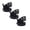 Black 3Packs, variant on Skeleton Hand Candle Holder Gothic Candle Holder Decorations Resin Skeleton Hands Candle Holder Halloween Candle Holder Witch Finger Home Decor, 7.5x6.8x6.5 cm, Black 1Pack