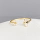thumbnail image 5 of Minnieouse Anillo abierto Daisy Bee anillos de dedo de moda resistente oro impermeable tamaño pequeño joyería mujer regalo adulto Festival Ropa, zapatos y accesorios Miscelánea Minnieouse AP016724-00, 5 of 6