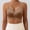 Khaki, variant on iHPH7 Womens Push Up Bra Everyday Basic Wireless Bras Full Coverage Everyday Bralettes Padded Bras Adjustable Straps Wirefree Bra Breathable Bras for Women Black L