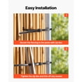 thumbnail image 5 of KFFKFF Natural Reed Fence Roll, 4 ft x 16.4 ft, Decorative Privacy Screen for Outdoor Spaces, Ideal for Gardens, Balconies, Patios, and Backyard Dividers, 5 of 9