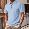 thumbnail image 1 of pstuiky Camisas casuales de manga corta para hombre, Cárdigan informal de manga corta con capucha y botones sueltos con bolsillos a juego de colores para hombre camisetas de hombre xxxl, 1 of 9