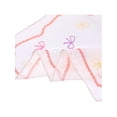 thumbnail image 5 of INSPIRE CHIC Women's Rainbows Bowknot Printed Scarves, 21.7x21.7" Small Square Blended Cotton Gauze Headscarf 21.7x21.7" Beige Bowknot, 5 of 6