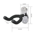 thumbnail image 2 of Ettsollp Musical Instrument Hook 1 Set Guitar Hanger Hook Holder Easy Installation Strong Load-bearing Musical Instrument Organizer Storage Hook for Studio, 2 of 8