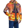 thumbnail image 2 of Honeii Halloween Print Hoodies for Men, Pullover & Full Zip, Breathable Zip up Hoodie, Sweatshirt-Medium, 2 of 5