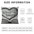 thumbnail image 5 of YINGXI School Librarian Throw Pillow Covers  Book Lover Gifts Pillowcase Reading Pillow Covers 12x12in, 5 of 5