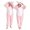 Z-22Pink, variant on KAUOD Girls Onesie Rabbit Hooded Fleece Button up Animal Onesie Soft Cozy Hooded Jumpsuit Kids Fall Winter Outfits Cute Clothes