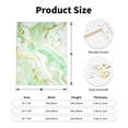 thumbnail image 2 of Rateoe Green And Gold Abstract Marble Pattern Decorative Picture – Unique Modern Wall Art, Ready-to-Hang Canvas Print for Home (Vertical), 2 of 6