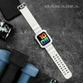 thumbnail image 4 of KOMI Compatible for Clear Apple Watch Band 41mm 40mm 38mm 42mm 44m 45mm 49mm with Case, Women Glitter Bling Sport Strap for iWatch Band Ultra 2/1 Series 9 8 7 6/SE 5 4 3 2 1, Matte White, 4 of 7