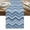 Blue, variant on Table Runner Dresser Scarves 36 Inch Long,Northern Europe Orange Zigzag Pattern Linen Dining Table Runners