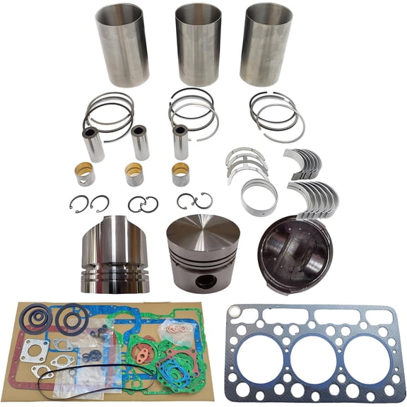 D750 Engine Overhaul Rebuild Kit (No valve set) For Kubota D750 D750B D750-B Engine B5200 B5200D B5200E B7100HST-DT Tractor For Bobcat 453C 443 Loader