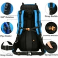 thumbnail image 4 of 60L Travel Hiking Camping Backpack with Rain Cover,Backpack Water Resistant,Climbing Backpack for Men Women, 4 of 13