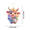 thumbnail image 4 of BOBOMOTI Valentines Day Decorations Sweet Rose Calf Ornaments for Xmas Valentine Tree Valentine’s Day Decor, 4 of 6