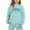 Sky Blue, variant on WOYY Toddler Girls Tracksuit Chicago Print Hoodie Sweatpants Casual Outfits, Sizes 3-4T