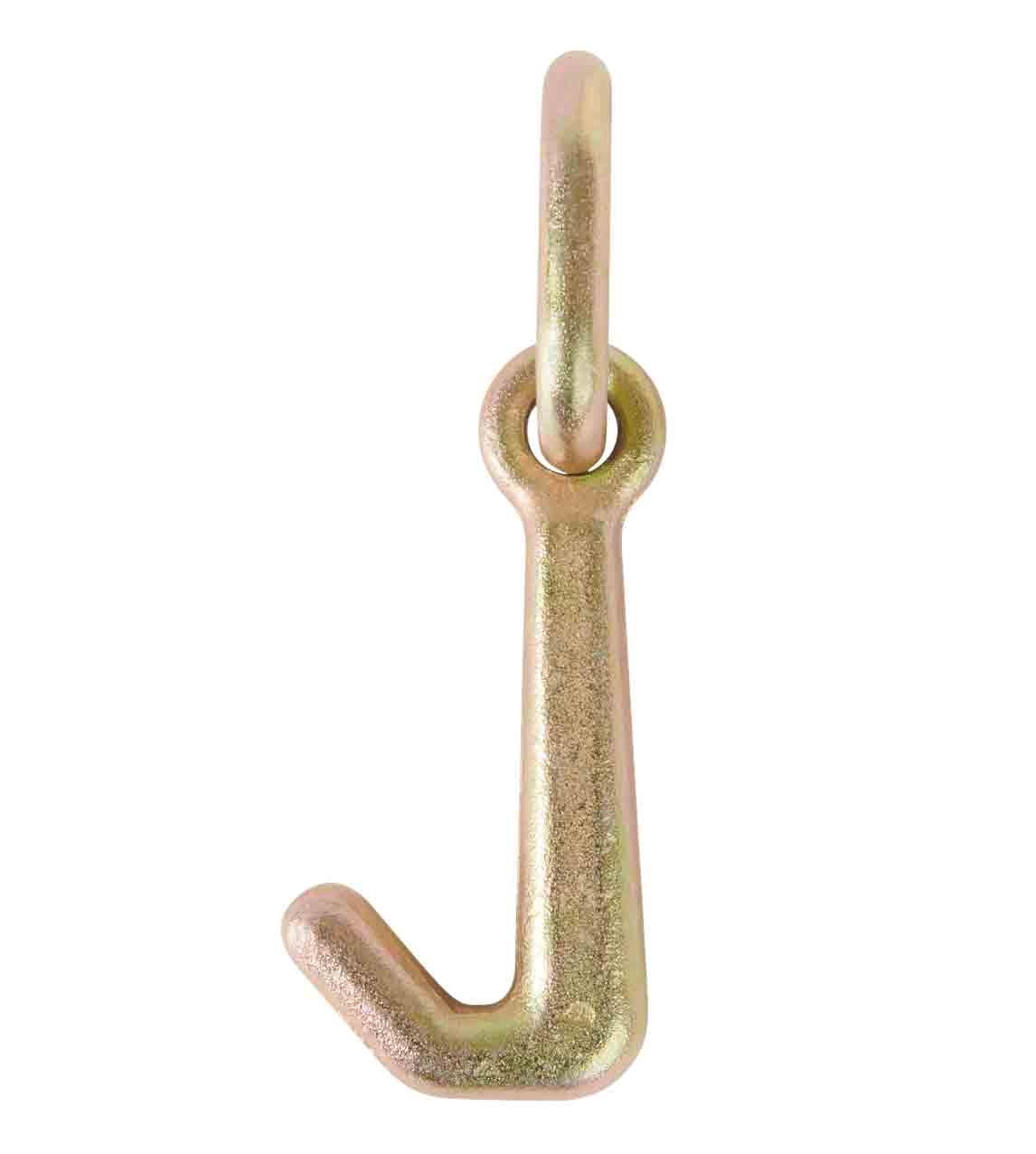 (4 Pack) 5/16" Mini J Hook G70 w/ Oblong Link, 5400 lbs WLL